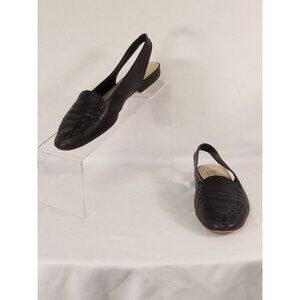 Calico Women's Black Slingback Loafers Size 7.5